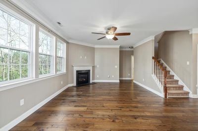 Hardwood floor & paint - stairs